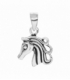 Pendentif Argent Tête de Cheval 2,00cm