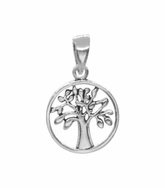 Colgante Plata Arbol de la Vida 13mm