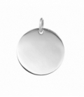 Pendentif Argent Plaque 17mm