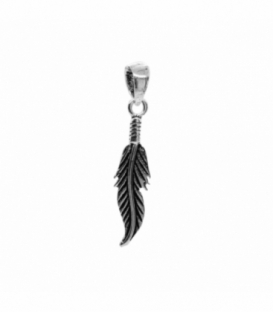 Pendentif Argent Plume 23mm