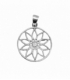 Pendentif Argent Mandala 13mm