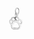 Colgante Plata Huella Perro 1,20cm