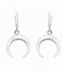 Boucles d'oreilles Argent Lune Inversée. Prix Paire