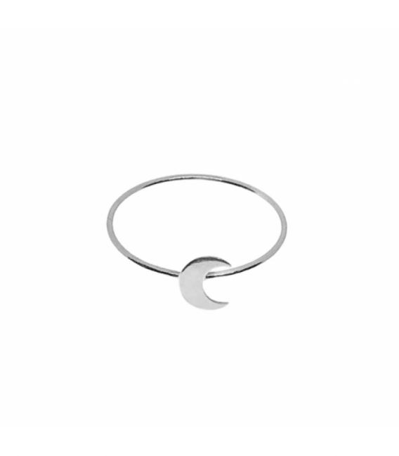 Anillo Plata Luna 66