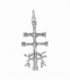 Pendentif Argent Croix de Caravaca 40mm