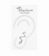 Boucles d’oreilles Argent Grimpeur Serpent Prix Paire