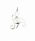 Pendentif Argent Tribal 28mm