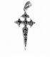 Pendentif Argent Croix Santiago 20mm