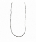 Collier Argent Boules 45cm Ø4mm