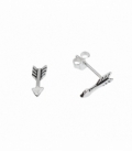 Boucles d'oreilles Argent Flèche. Prix Paire