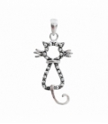 Pendentig Argent Chat 2,80cm