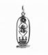 Pendentif Argent Caducée Égyptien 30mm