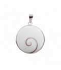 Pendentif Argent Oeil Shiva 24mm