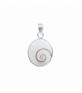 Pendentif Argent Oeil Shiva 15mm