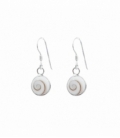 Boucles d'oreilles Argent Oeil Shiva 8mm Prix Paire