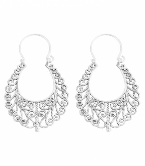 Boucles d'oreilles Filigrane 3,40cm