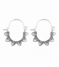 Boucles d'oreilles Argent Filigranes 17mm. Prix Paire