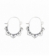 Boucles d'oreilles Argent Filigranes 21mm. Prix Paire