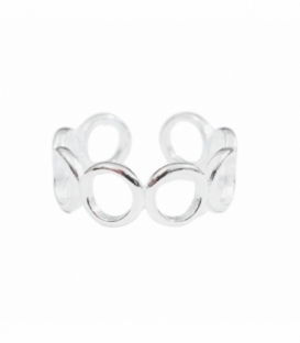 Anillo Plata Circulos 6.6mm