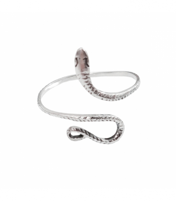 Anillo Plata Serpiente