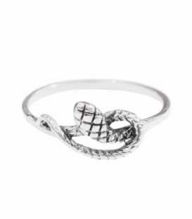 Anillo Plata Serpiente