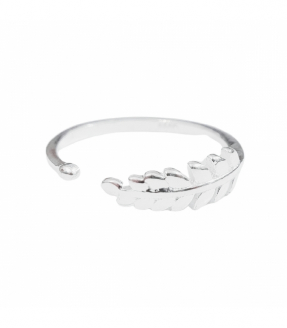 Anillo Plata Pluma