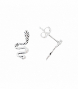 Boucles d'oreilles Argent Serpent Prix Paire