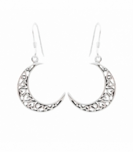 Boucles d'oreilles Lune