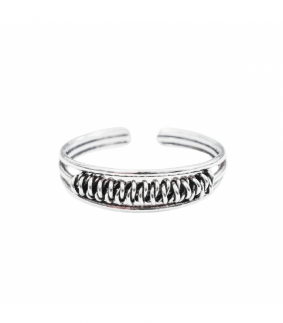 Bague Argent Pied Midi