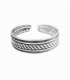 Bague Argent Pied Midi Bali