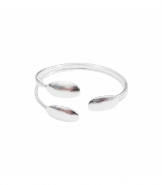 Bague Argent Pied