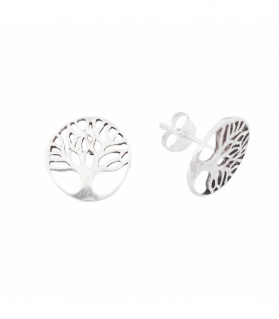 Boucles d'oreilles Argent Arbre de Vie Prix Paire