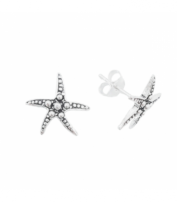 Boucles d'oreilles Argent Étoile de Mer Prix Paire