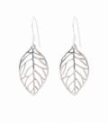 Boucles d'oreilles Argent Feuille. Prix Paire