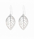 Boucles d'oreilles Argent Feuille. Prix Paire