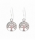 Boucles d'oreilles Argent Arbre de Vie. Prix Paire