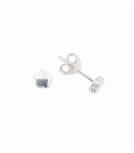 Boucles d'oreilles Argent Fleur 4mm Prix Paire