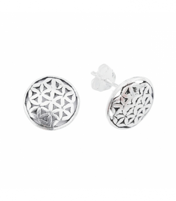 Boucles d’oreilles Argent Fleur de Vie Prix Paire