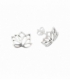 Boucles d'oreilles Argent Fleur Lotus