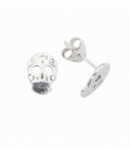 Boucles d'oreilles Argent Tête de Mort 9.5x7mm Prix Paire