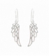 Boucle d'oreille Argent Ailes d'ange 18mm