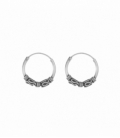 Créoles Argent Bali 12 X 1.2mm Prix Paire