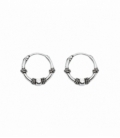 Créoles Argent Bali 12 X 1.2mm Prix Paire