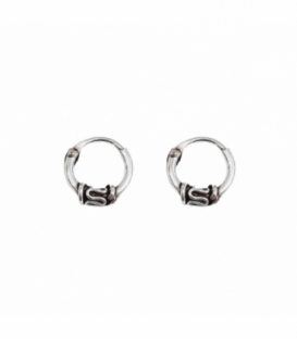 Créoles Argent Bali 8 X 1.2mm Prix Paire