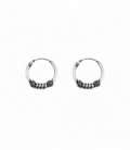 Créoles Argent Bali 12 X 1.2mm Prix Paire