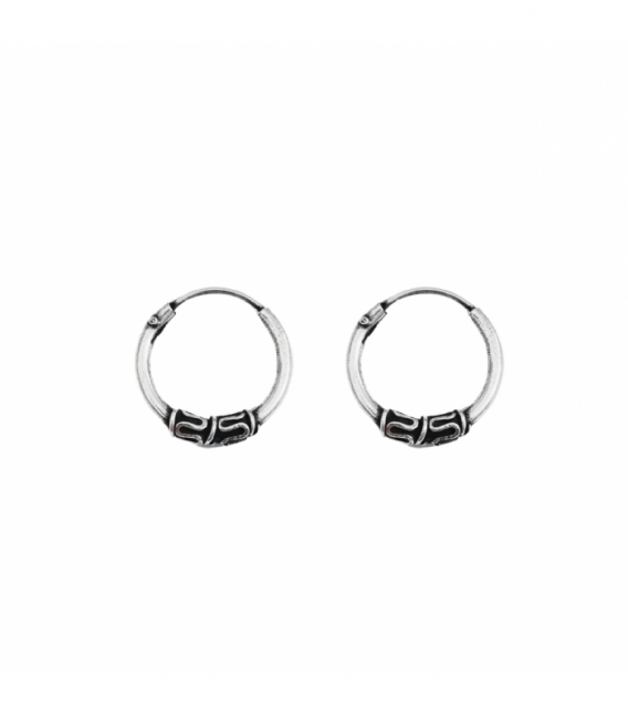 Créoles Argent Bali 12 X 1.2mm Prix Paire