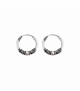 Créoles Argent Bali 12 X 1.2mm Prix Paire