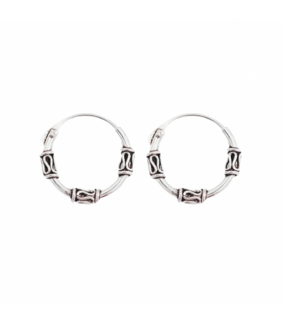 Créoles Argent Bali 14 X 1.2 Prix Paire