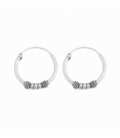 Créoles Argent Bali 16 X 1.5mm Prix Paire