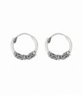 Créoles Argent Bali 12 X 1.5mm Prix Paire